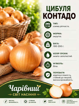 Цибуля Контадо 1кг 876854212 фото
